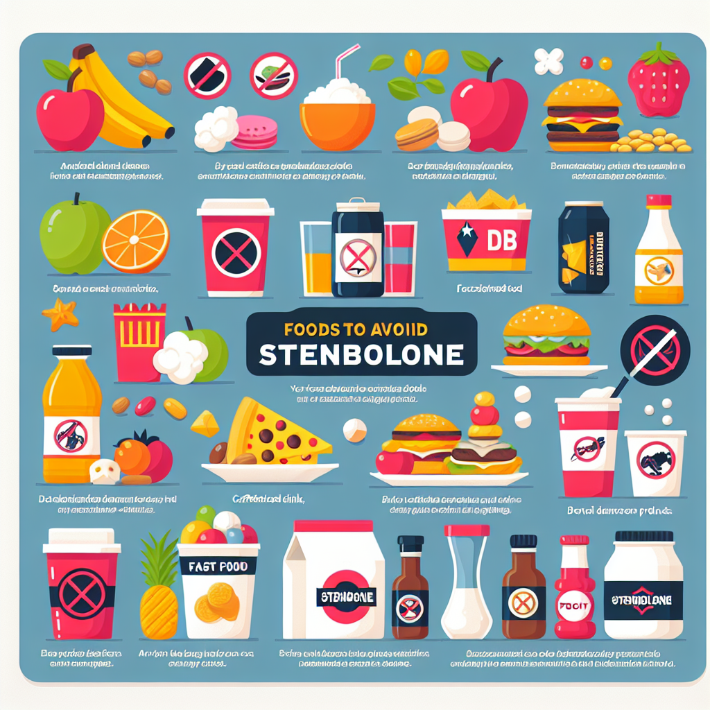 Qué evitar comer al usar Stenbolone