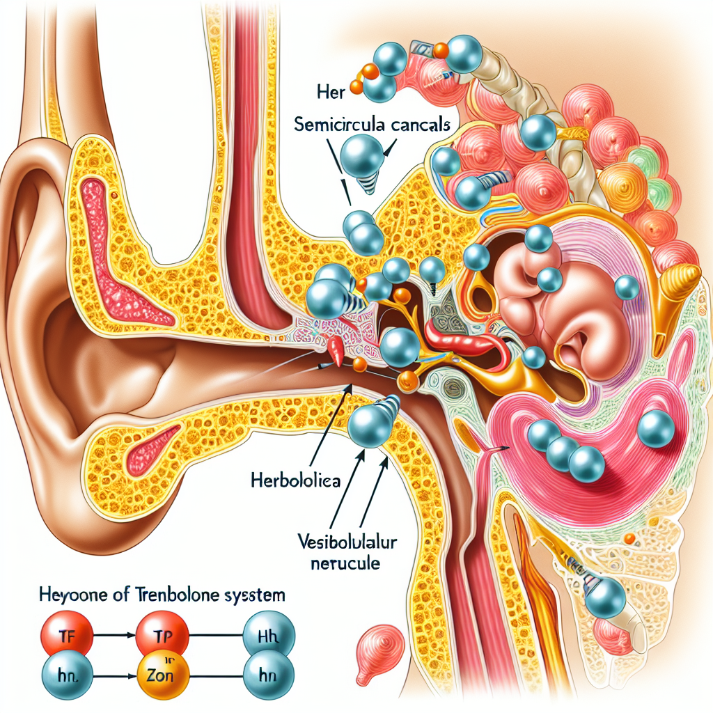 Cómo afecta Acetato de trenbolona al sistema vestibular