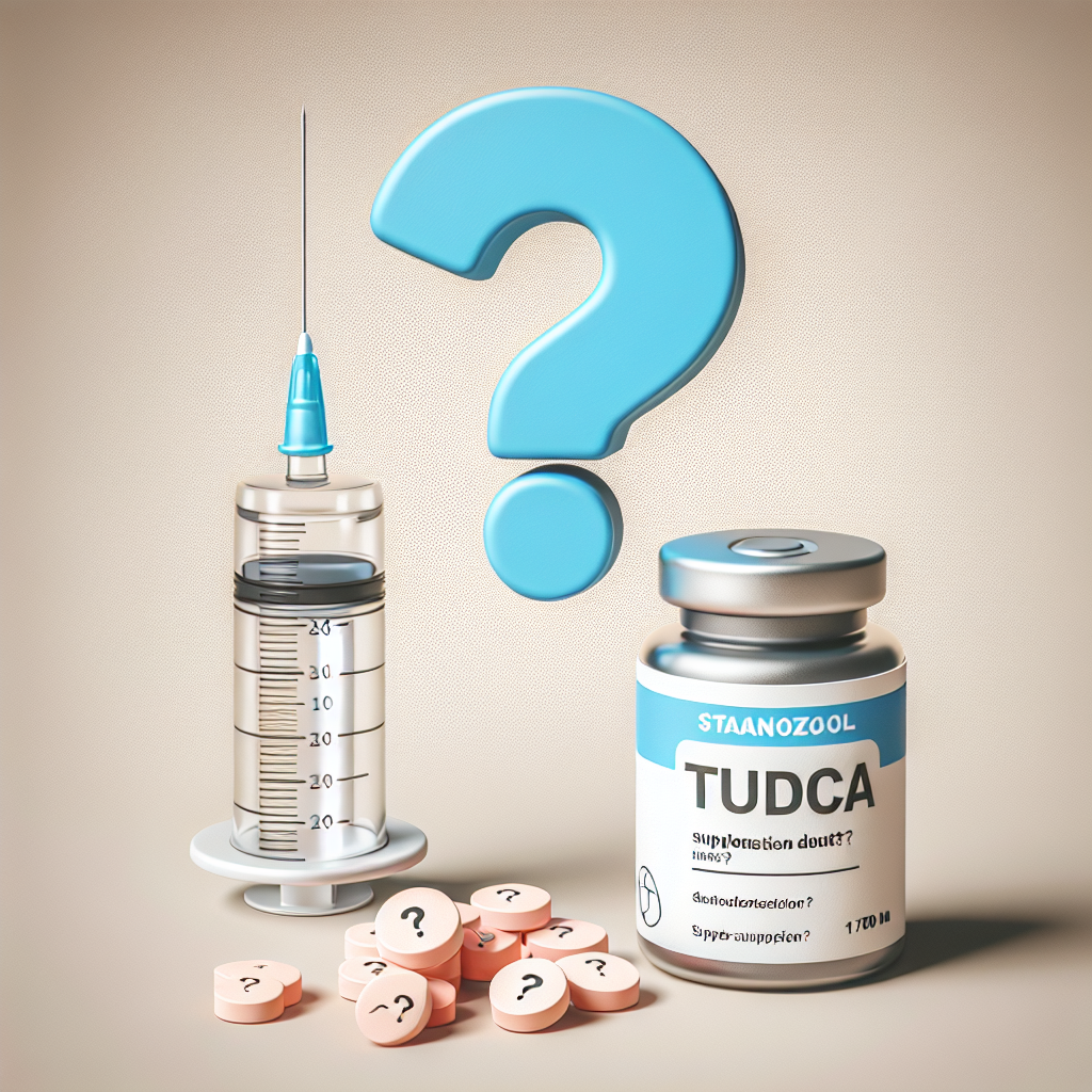 ¿Se necesita TUDCA con Inyección de estanozolol?