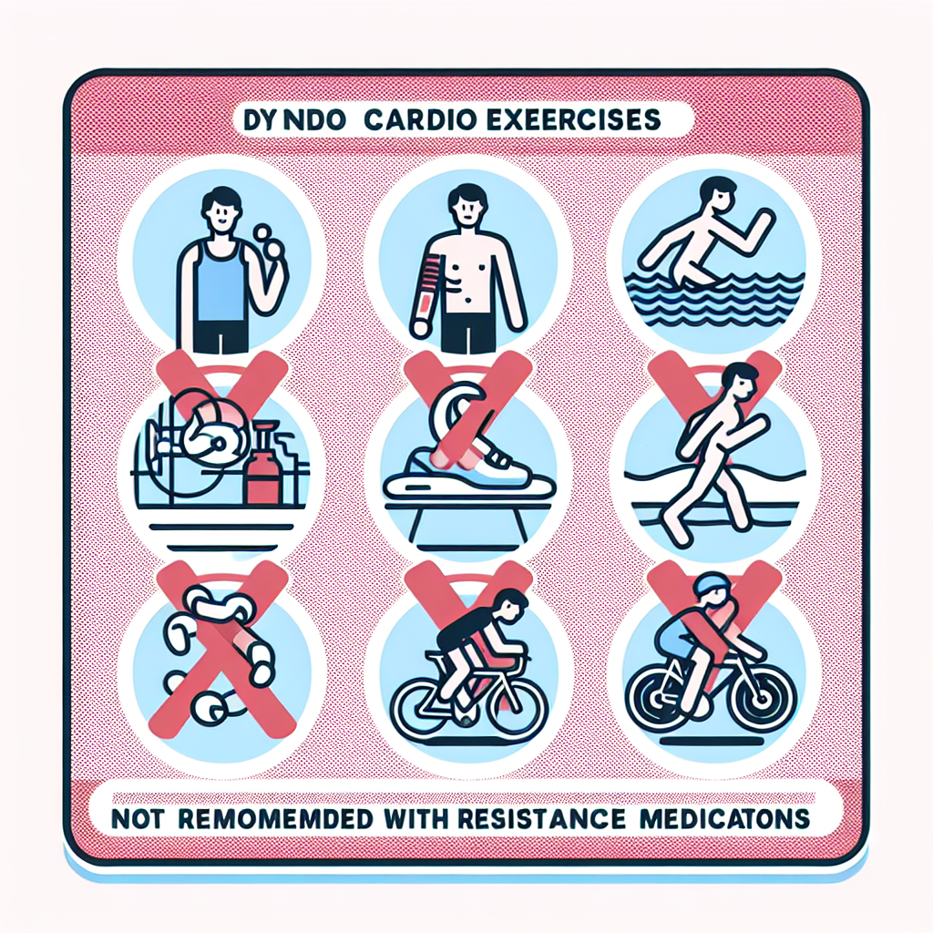 ¿Qué formas de cardio no se recomiendan con Medicamentos de resistencia?
