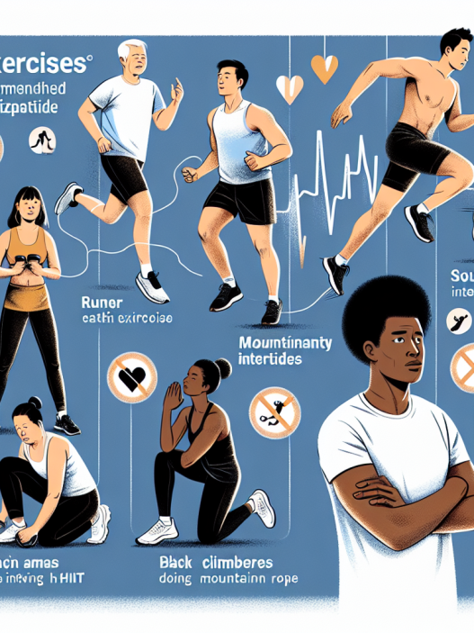 ¿Qué formas de cardio no se recomiendan con Tirzepatide?