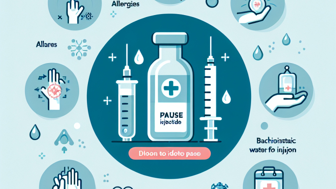Qué señales indican que debes pausar el uso de Agua bacteriostática para inyección