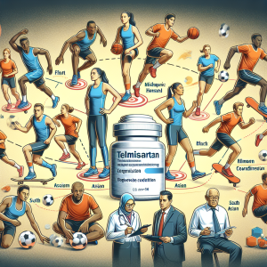 Telmisartan en deportes que requieren coordinación