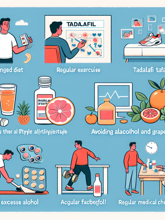 Cómo adaptar tu estilo de vida al usar Tadalafil