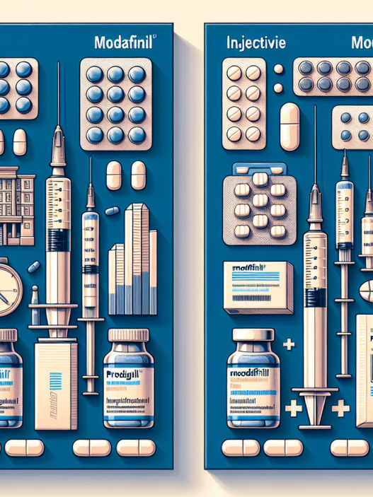 Diferencias entre Modafinil (Provigil) oral e inyectable