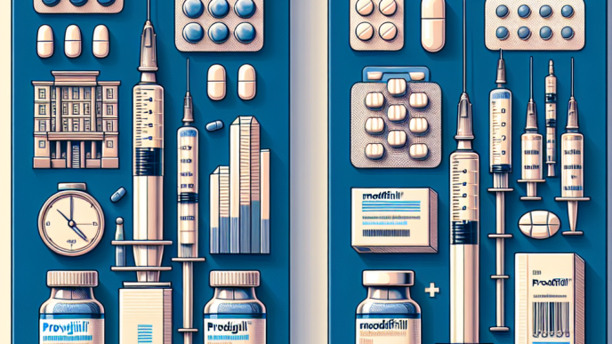 Diferencias entre Modafinil (Provigil) oral e inyectable