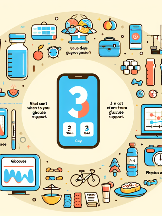Qué esperar de los primeros 3 días con Apoyo a la glucosa