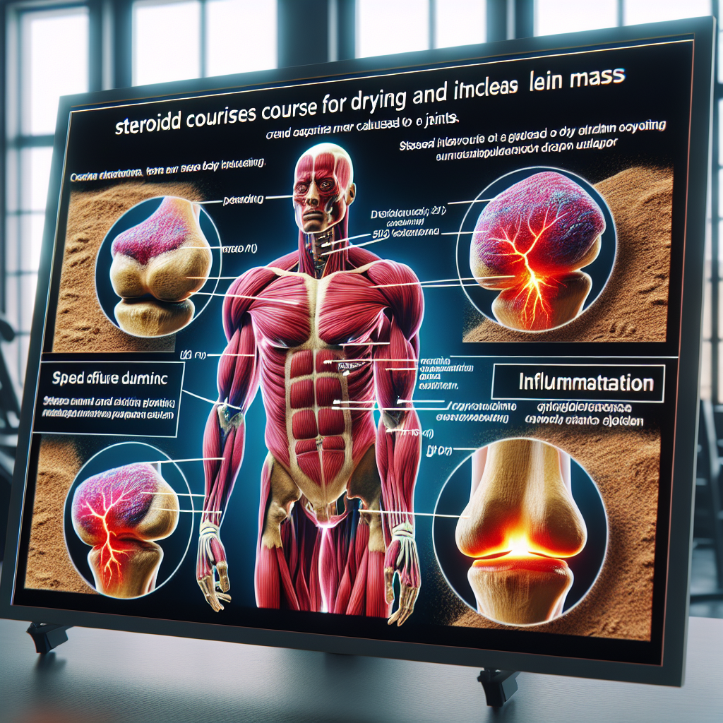 Qué tan inflamatorio es Cursos de esteroides para secado y modelado corporal (aumento de masa magra) para las articulaciones
