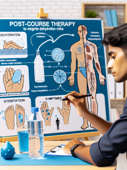 Terapia posterior al curso y riesgos de deshidratación