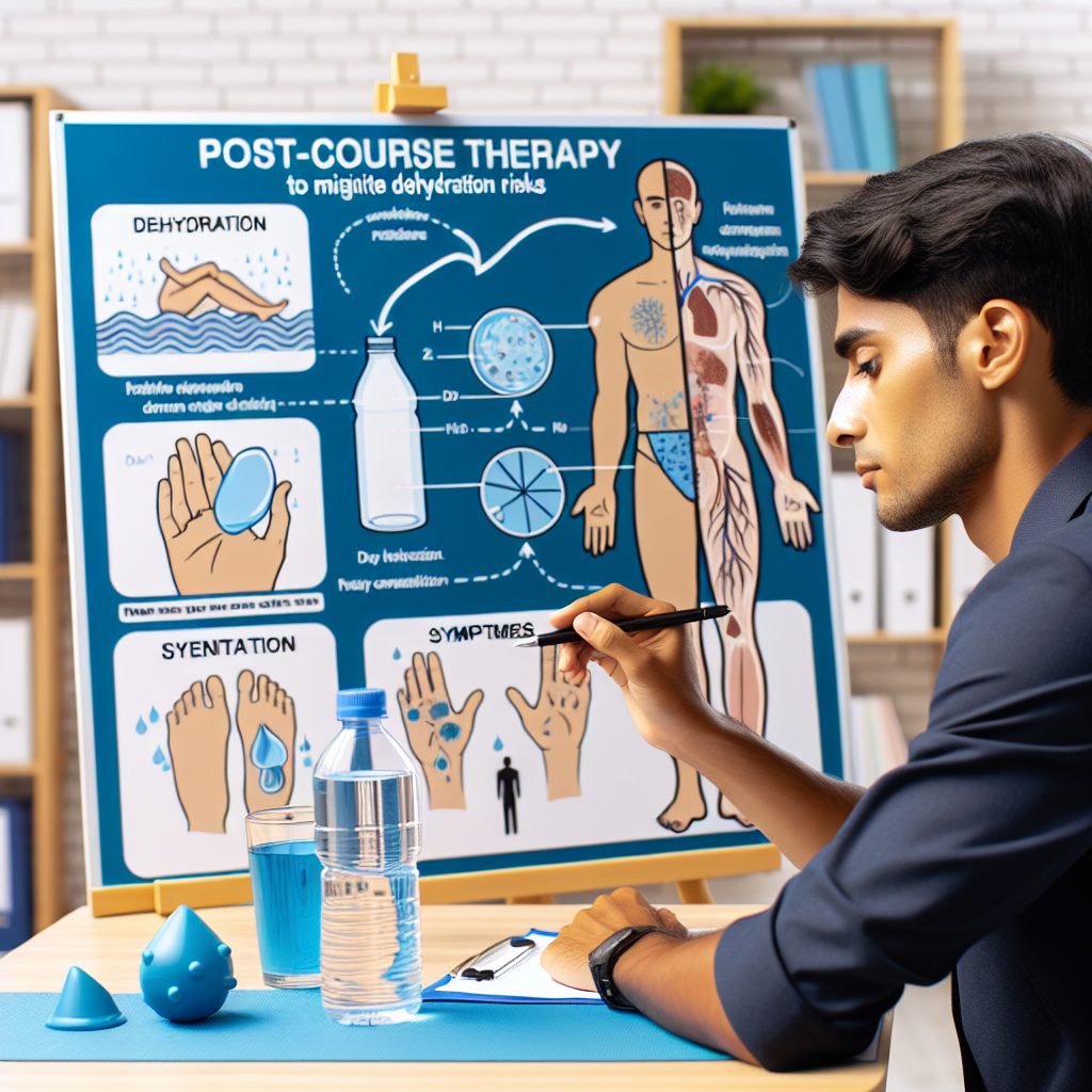 Terapia posterior al curso y riesgos de deshidratación